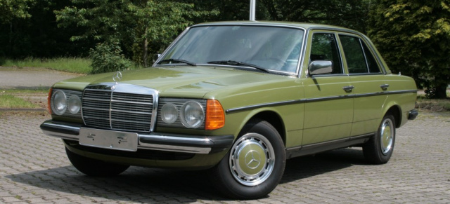 Der Buchhalter: Mercedes-Benz Limousine 200 (W123): Zweite Hand und fast keine Sonderausstattung.