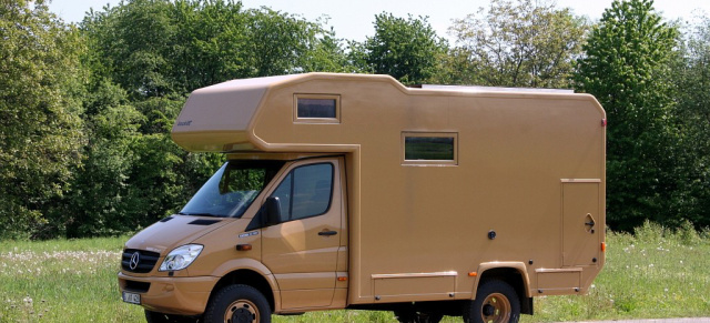 Mit dem Sprinter in die Ferne: 4x4-Nasenbär für zwei!: Bocklet Dakar 630 auf Mercedes-Benz Iglhaut Sprinter 519 CDI// Text & Fotos: Gerhard Prien