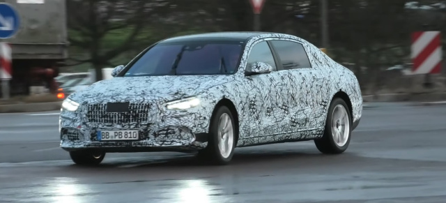 Mercedes-Maybach Erlkönig erwischt: Star-Spy-Shot-Video: Mercedes-Maybach S-Klasse