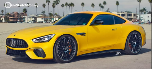 Mercedes-AMG von morgen: Neues Rendering: So kommt der AMG GT II