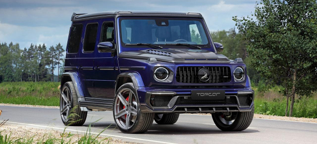 Tuning-Unikat: Mercedes-AMG G63 INFERNO Blue Mystic von TopCar: G-schick(t) gemacht: Extrem viel Carbon zeichnet diesen G63 aus