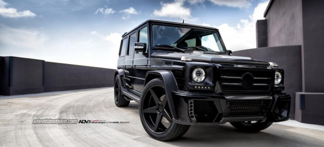 Hoch-Achtung: Mercedes G55 auf 24-Zöllern von ADV1 Wheels : Die G-Klasse macht mit individuellem Zubehör Eindruck