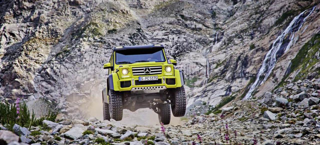 Offiziell:  Mercedes G 500 4x4 hoch 2 (Video!): Abteilung Monsterbacke: Mehr Infos und neue Bilder zum G-Klasse Showcar