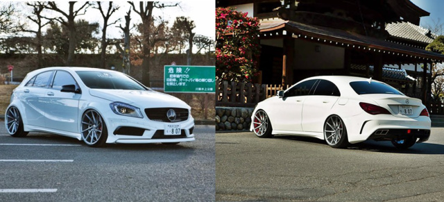 Dressed to thrill: Mercedes A180 und CLA 180: Krasse Kompakte mit Stern von Hamana & Vossen 