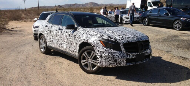 "Geheimnisverrat": Mercedes-USA-Chef twittert GLA-Bilder: MB-USA CEO Steve Cannon veröffentlicht Erlkönig-Bilder von Mercedes GLA und S-Klasse Coupé