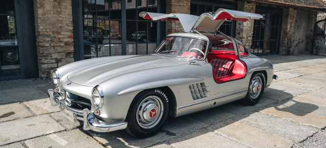 70 Jahre Mercedes-Benz 300 SL Flügeltürer: Eine Legende, die abhebt: HK-Engineering präsentiert das ehemalige 300 SL Showcar von 1954