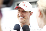 Michael Schumacher besucht DTM-Saisonauftakt in Hockenheim: Michael Schumacher am Sonntag, 29. April 2012 als Gast von Mercedes-Benz beim Auftakt der neuen DTM-Saison in Hockenheim 

