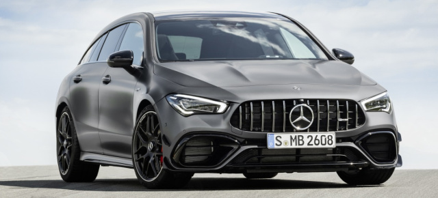 Mercedes-AMG Premiere: Mercedes-AMG CLA 45 4MATIC+ Shooting Brake X118: Kraft-Kombi: Vorhang auf für den kompakten AMG-Lifestyler mit Leistungsplus