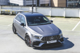 Mercedes-AMG A45 S W177 Tuning: Verstärkte Präsens des AMG-Kompaktsportlers von Maxton Design