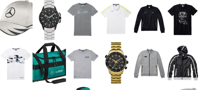 Mercedes-Benz Motorsports Collection 2016: Sportlich und modisch: Neue Outfits für Mercedes DTM- und F1-Fans