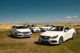 Mercedes-Benz Cars und Europcar: Weiße „Strandflotte“ auf Sylt : Reif für die Insel: Sylter Strandflotte Im Zeichen des Sternenbanners