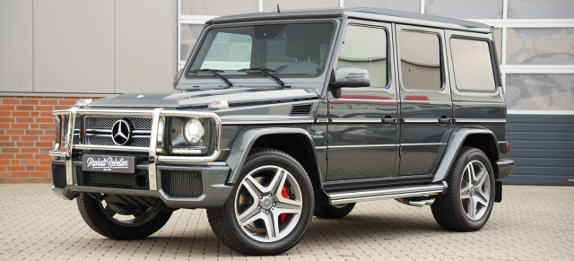 So gut wie neu: 2013er Mercedes-Benz G65 AMG unterm Hammer: G65 eines in Ungnade gefallenen „Weißen Ritters“ ist zu haben. Er half  Daimler 2009 in der Not