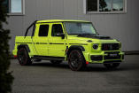 BRABUS P 900 Rocket Edition "One of Ten“: Limettengrüner Power-Pickup mit 900 PS auf Mercedes-AMG G63 Basis