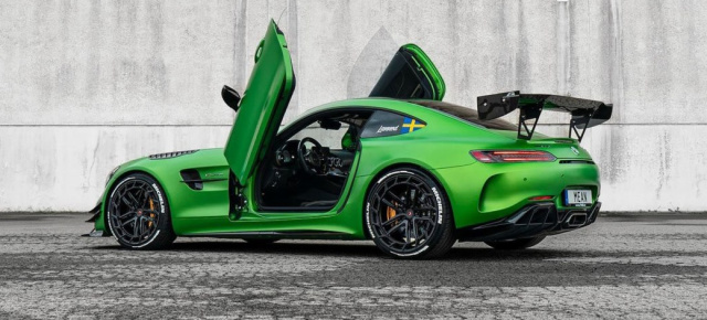 Mercedes-AMG GT R Tuning: Grüner Kracher auf  rasanten Vossen-Wheels
