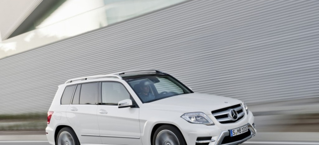 Premiere: Der neue Mercedes-Benz GLK (Infos, Fotos, Video): Mercedes-Benz GLK 2012: Neuauflage des dynamischen Charaktertyps