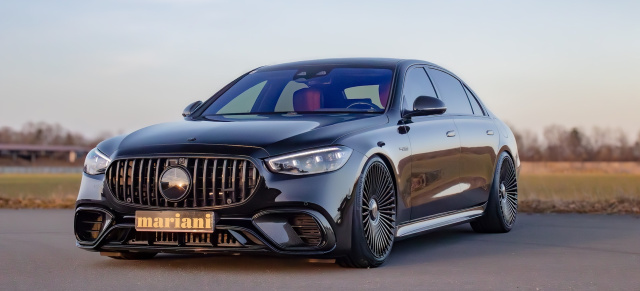 So breit wie möglich mit TÜV: Für Mercedes und AMG: Das Felgenprogramm von mariani ® Car-Styling