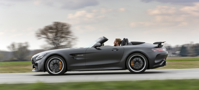 Bestellfreigabe Mercedes-AMG GT R Roadster: Du willst den Mercedes-AMG GT R Roadster? Für 209.023,50 Euro kannst Du "mein" sagen!