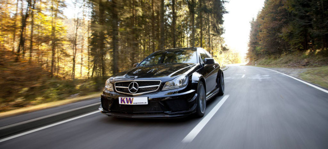 Komfort oder mehr Fahrdynamik dank KW DDC App: Adaptives KW DDC ECU Fahrwerk für Mercedes-Benz C63 AMG Black Series