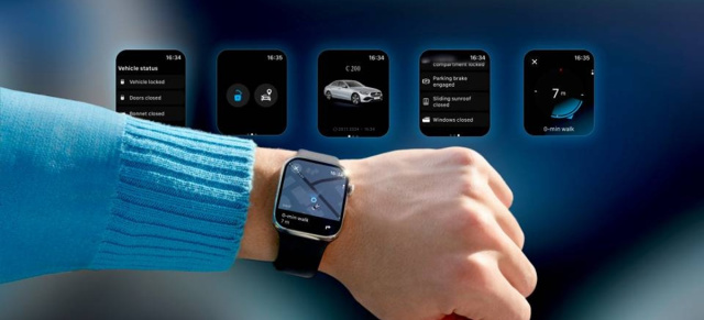 Mercedes-Benz Digitalisierung: Mercedes-Benz präsentiert neue App für Apple Watch