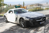 Erlkönig erwischt: Mercedes SLS AMG Facelift????: Neue Bilder: Mopf oder finales Sondermodell?  - Update: SLS läuft 2014 mit einem Sondermodell definitiv aus!