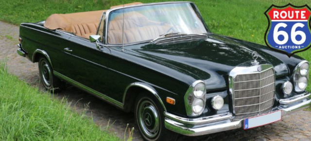 Sterne unterm Hammer bei Route 66 Auctions: Stilvolles Erbe: Sechs Mercedes-Benz Klassiker, die der Zeit trotzen