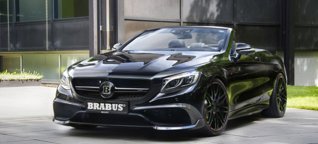 Weltpremiere in Le Mans: BRABUS 850 6.0 Biturbo Cabrio: Der getunte Mercedes-AMG S 63 leistet 850 PS 