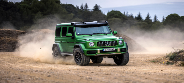 Rückruf: Mercedes-AMG G63 4x4²: Auweh: Beim  G63 4x4² kann das Hinterachsgetriebegehäuse brechen