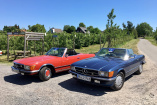 Herbstlicher Fahrgenuss im Erzgebirge: Einladung zur Ausfahrt mit dem Mercedes-Benz R/C 107 SL-Club