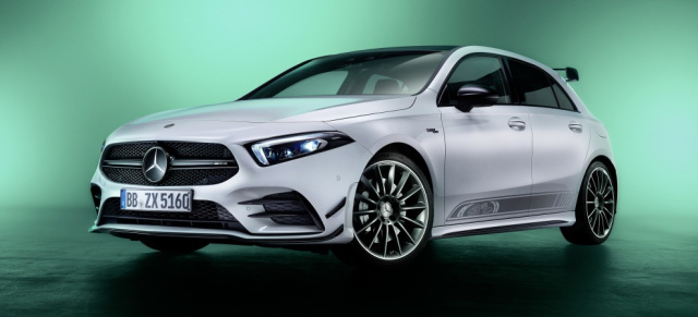 AMG wird 55 Jahre: neue Sondermodelle: Jubiläumsmodelle: Mercedes-AMG A 35 und CLA 35 „Edition 55“