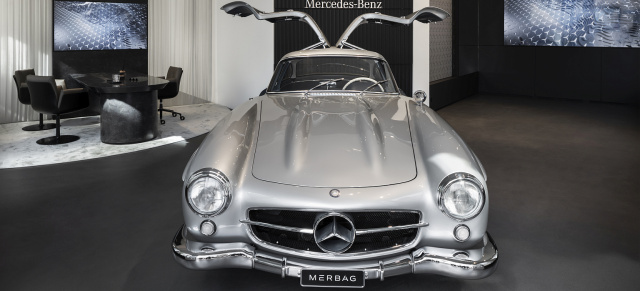 Merbag wird offizieller HK-ENGINEERING 300 SL-Stützpunkt: Gullwing-Connection: Merbag und HK-ENGINEERING beschließen Partnerschaft