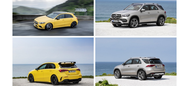 Mercedes-Benz: Verkaufsstart für GLE und A35: Ab sofort bestellbar: GLE ab 65.807 € und A35 ab 47.528,60 €