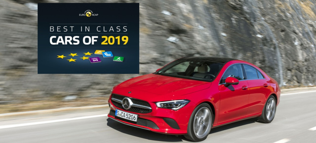 Mercedes-Benz CLA: Amtlich gecrasht und offiziell für am sichersten befunden: Mercedes CLA ist 2019 Euro-NCAP-Klassenbester im Kompaktsegment