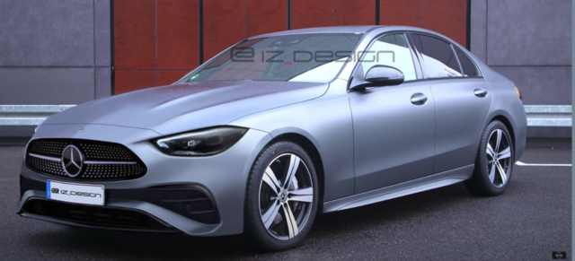 Rendering: Mercedes-Benz C-Klasse W206: Vorgucker: Kommt so die neue C-Klasse W206?