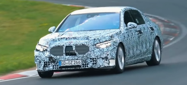 Mercedes-Erlkönig Video: Auf frischer Fahrt erwischt: Mercedes-S-Klasse W223 auf dem Nürburgring