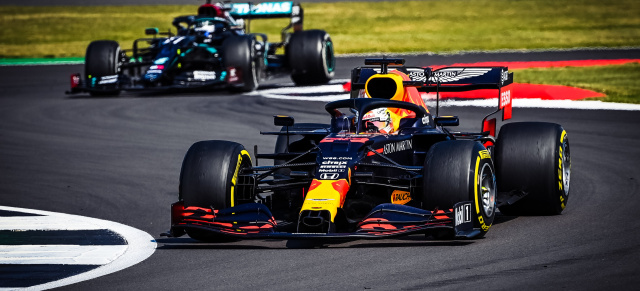 Formel 1: Jubiläumsrennen in Silverstone: Überraschungssieger in Silverstone: Max macht's