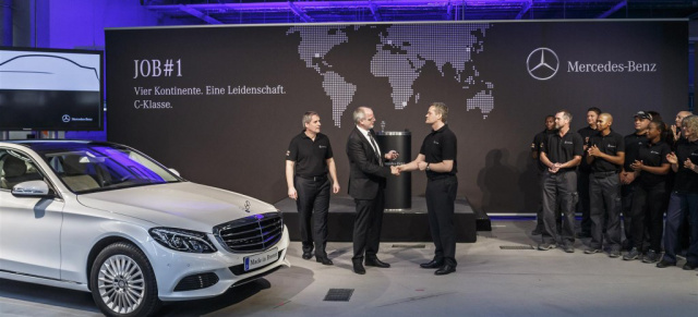 Nummer 1 lebt: Erste neue Mercedes C-Klasse vom Band gelaufen: Produktion der neuen C-Klasse startete im Mercedes-Benz
Werk Bremen