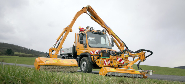 GaLaBau 14. – 17. September 2016: Mercedes Unimog auf der  Internationalen Fachmesse für Garten- und Landschaftsbau 