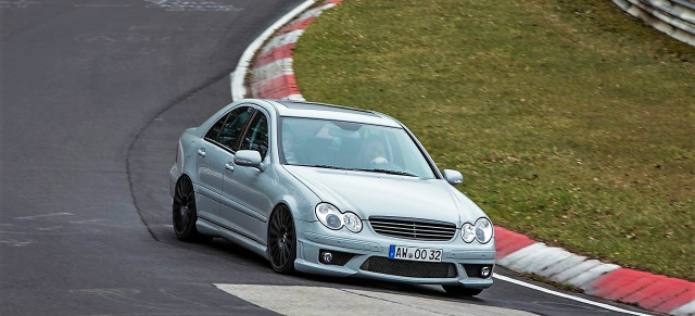 Mächtiger Mercedes Mischling: Bad Boy: Der Ex-C32-AMG ist ein transformierter AMG-Mutant mit 582 PS