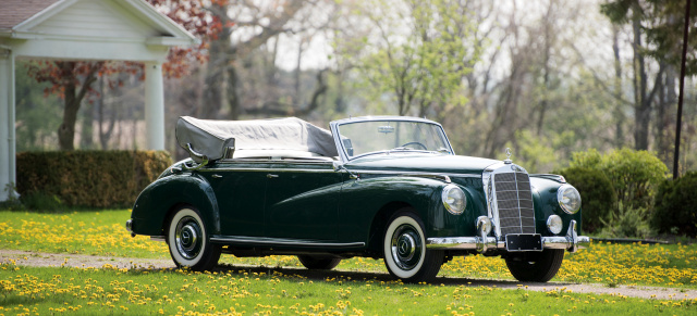 Eines der schönsten Mercedes-Benz Cabriolets der Nachkriegszeit: Adenerauer Cabrio: 1952 Mercedes-Benz 300 Cabriolet D