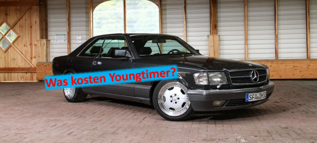 Mercedes-Fans.de wirft einen Blick auf Youngtimer mit Stern: Wieviel Youngtimer gibt es für wieviel Geld? 