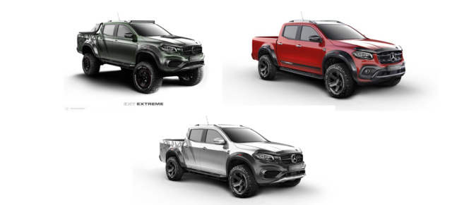 Mercedes-Benz X-Klasse: Tolles Trio: 3 neue Mercedes-Pickup-Designs von Carlex