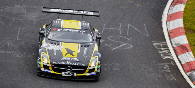 VLN Langstreckenmeisterschaft am Nürburgring, 9. Lauf: Traum-Tag für den Black-Falcon-SLS!