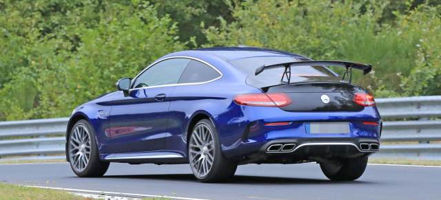 Mercedes Erlkönig-Premiere: Spy-Shot-Debüt: Erste Bilder vom Mercedes-AMG C63 R