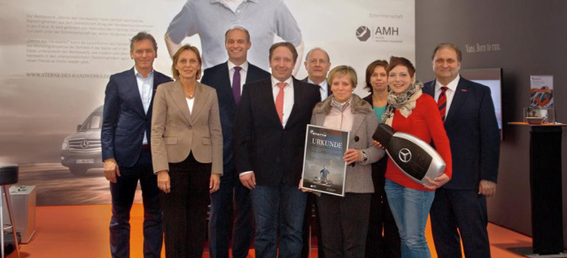 Bessermacher gefunden:  Wettbewerb "Sterne des Handwerks 2013": Tierisch gut: Metzgerei Der Ludwig gewinnt einen Mercedes-Benz Vito