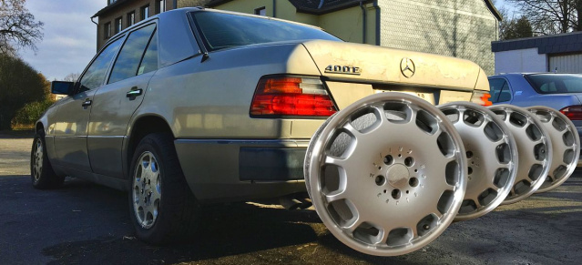 American Star für die Redaktion: Ein zweiter Frühling für den geölten Blitz!: Teil 2) 18-Zoll Carlsson Räder für den Mercedes-Benz 400 E