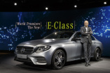 Detroit 2016: Premiere Mercedes E-Klasse : Fotos & Infos: Die neue Mercedes E-Klasse 2016 zeigt sich offiziell