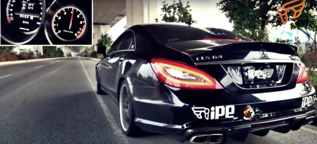 Ohrgasmus: Mercedes-Benz CLS 63 AMG : Video: Starke Akustik dank IPE-Abgasanlage