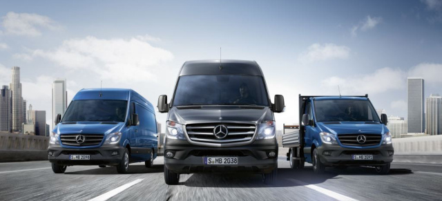 Ab sofort bestellbar: Der neue Mercedes-Benz Sprinter: Attraktives Sondermodell WORKER ab 20.990 Euro (exkl. MwSt) für Gewerbetreibende 