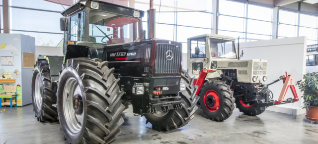 Vor 30 und 40 Jahren: Topmodelle des Mercedes-Benz MB-trac feiern Premiere: Ackergigant mit Stern: Der MB-trac ist eine Kreuzung aus Unimog und Traktor