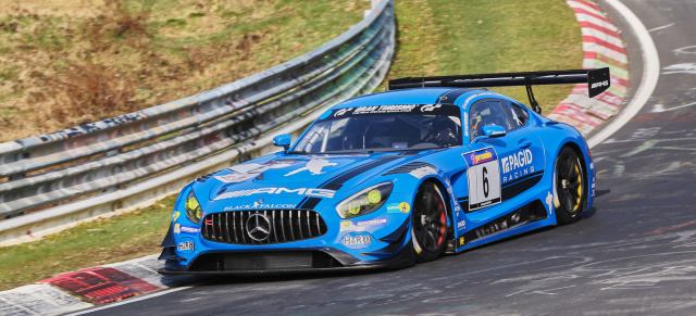 VLN Langstreckenmeisterschaft Nürburgring Lauf 1: Podium für den neuen Mercedes-AMG GT3!